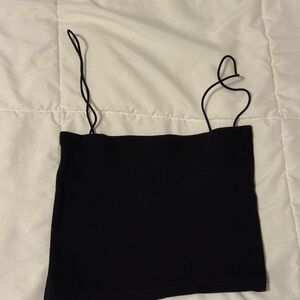 Black Zara Spaghetti Strap Top